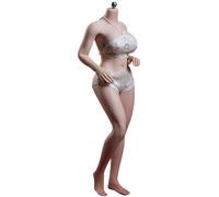 AIEK PLLB2020-S38A Super Flexible Seamless Hunting Bodies, Breast Magic Kai, Female Body, Body Makeup, 2 Hole Details, Compatible with TBLeague