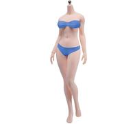 AIEK S42A Super Flexible, Seamless, For 1/6 Figures, Hunting Bodies, Breast Magic Kai, Female Body, Body Makeup, 2 Hole Details, No Pubic Hair, Compatible with TBLeague