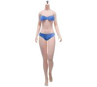 AIEK S48A Super Flexible, Seamless, For 1/6 Figures, Hunting Bodies, Breast Magic Kai, Female Body, Body Makeup, 2 Hole Details, No Pubic Hair, Compatible with TBLeague