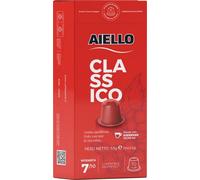 Aiello Caffe Italian Espresso 10 Capsule Pack Compatible with Nespresso Original Machine Single Cup Coffee Pods (Classico)
