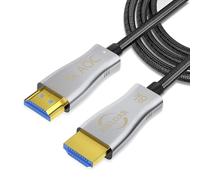 Aieloar 8K Optical Fibre HDMI 2.1 Cable 20M,Support 8K@60Hz 4K@120Hz Dynamic HDR 10, eARC, HDCP2.2, 4:4:4 7680x4320 Resolution, 48Gbps Bandwidth Optic Fibre HDMI 2.1 Cable for PS5/PS4/8K TV