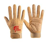 Aienviaoe Cycling Gloves Full Finger FOR THE HOR-DE, Hand Protect Gloves, Full Finger Outdoor Gloves for Men Women, Cycling(Yellow,XL)