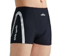 AIEOE Men's Swim Jammers Athletic Training Swimwear Swim Shorts Quick Dry Swimsuit Chlorine Resistant Endurance Swim Boxer Trunks for Pro Racing Competition