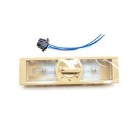 AIERDEYP Car Roof Reading Light Compatible With Skoda Rapid 2012 2013 2014 2015 2016 Car Rear Interior Dome Light Reading Lamp 6Q0947291A(Beige with wire harness)