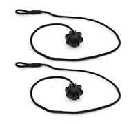 AIERDEYP Rear Parcel Shelf String 2x Compatible With Skoda Octavia A5 A7 1Z 5E Superb 3T Fabia Rapid Yeti Scala Roomster Citigo Boot Parcel Shelf Strap String Rope