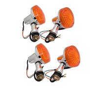AIERDEYP Turn Signal Indicator Compatible With Suzuki For GN125 GN250 HJ125-8 Motorcycle Turn Signals Universal Amber Front Rear Indicator Lamps(4pcs)