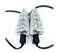 AIERDEYP Turn Signal Indicator Compatible With Triumph Tiger 1050/800/XC Daytona 675/R 675R 2009-2018 Motorcycle Blinker Front/Rear Lamp Indicator(21mm Clear)