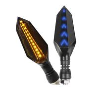 AIERDEYP Turn Signal Indicator For Hon┐da For CBR 1000 RR 2004 2005 2006 2007 2008 2009 2010 Motorcycle Turn Signals Light Tail Flasher Flowing Blinker Lights(1 pair blue Light)