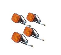 AIERDEYP Turn Signal Indicator For Hon┐da For CG125 Motorcycle Turn Signal Lights Flashing Blinker Moto Tail Lights Signal Lamp Indicator Lamp(Short shank 4PCS)