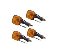 AIERDEYP Turn Signal Indicator For Hon┐da For CG125 Motorcycle Turn Signal Lights Flashing Blinker Moto Tail Lights Signal Lamp Indicator Lamp(Long hard shank 4PCS)