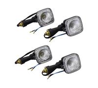 AIERDEYP Turn Signal Indicator For Hon┐da For CG125 Motorcycle Turn Signal Lights Flashing Blinker Moto Tail Lights Signal Lamp Indicator Lamp(White 4PCS)
