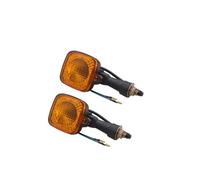 AIERDEYP Turn Signal Indicator For Hon┐da For CG125 Motorcycle Turn Signal Lights Flashing Blinker Moto Tail Lights Signal Lamp Indicator Lamp(Long hard shank 2PCS)