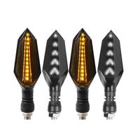 AIERDEYP Turn Signal Indicator For Suzu&ki For V-Strom DL 1000 650 GSF GSX GSF 650 750 1200 GSR600 GSF600 Bandit 12V Motorcycle Turn Signal Light Blinker Lights(2 pair yellow white)