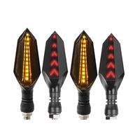 AIERDEYP Turn Signal Indicator For Suzu&ki For V-Strom DL 1000 650 GSF GSX GSF 650 750 1200 GSR600 GSF600 Bandit 12V Motorcycle Turn Signal Light Blinker Lights(2 pair yellow red)
