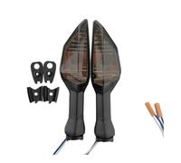 AIERDEYP Turn Signal Indicator Front Rear Turn Signal Light Indicator Flasher For Kawasaki For Z250 For Z300 Z400 Z650 Z750 Z800 Z900 Z1000 For NINJA 125(1 Pair Smoked)
