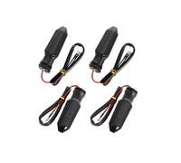 AIERDEYP Turn Signal Indicator Motorcycle Turn Signal Light For Honda For CB500X For CB500F For CBR 600RR 650F For CB650F CRF250L CRF300L NC 700 8MM(4pcs Smoke)