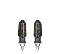 AIERDEYP Turn Signal Indicator Motorcycle Turn Signal Lights 8mm Mini Flashing Light 12V For Honda For CBR500R For CBR650F For CB500X For CRF250L For MSX125(2 x Smoke Shell)
