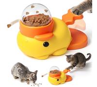 AIERSA Cat Treat Puzzle Toy, Interactive Treat Dispensing for Kitten Toys, IQ Training Cat Enrichment & Food Slow Feeder for Indoor