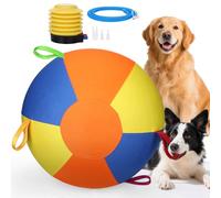 AIERSA Herding Ball for Dogs, Collie Ball with Handles for Outdoor Play, Indestructible Training Toy Balls for Australian Shepherd, Interactive Toy Balls for Medium & Large Dogs