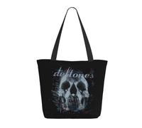 AIESANY Women's Def*tones Music Band Totebags Outdoor Commuting Shopping Bag Large Capacity Shoulder Bag