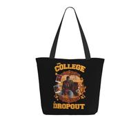 AIESANY Women's Kanye Rapper West Totebags Outdoor Commuting Shopping Bag Large Capacity Shoulder Bag