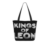 AIESANY Women's Leon Rock Band Kings Totebags Outdoor Commuting Shopping Bag Large Capacity Shoulder Bag