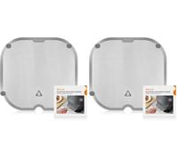 Aieve Air Fryer Splatter Screen, Splash Guard Compatible with COSORI 4.7L / Ninja Speedi ON400UK / Ninja Air Fryer PRO 4.7L AF140UK (Pack of 2)