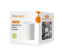 Aieve Espresso Paper Filter Compatible with Breville Barista Espresso Coffee Maker, 400 Pcs 51 mm Espresso Filter Puck Screen Portafilter Paper