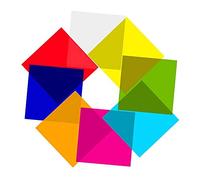 AIEX 120PCS Colored Cellophane Sheets, 7.5x7.5 Inch Colored Transparency Wrap for Candy, Food, DIY Arts Crafts Decoration (8 Colors)