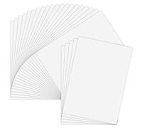 AIEX 25 Sheets Printable Vinyl Paper Sticker Self Adhesive Waterproof Matte White for Laser and Inkjet Printer A4 (297x210mm)