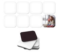 AIEX 30pcs Sublimation Magnet Blanks, 2.2 x 2.2 Inch Magnetic Sublimation Blanks Square Fridge Magnets Sublimation Refrigerator Magnets for Home and Office Decoration (5.5 x 5.5cm),White (B20121)