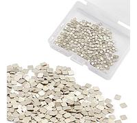 AIEX 4 Grams (About 400 pcs) Silver Solder Flux for Jewelry, 2x2mm Precut Silver Solder Chips Ultra Tiny Medium Density Easy Soldering for Jewelry Repair & Making (M Solder, 1360°F)