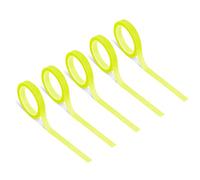 AIEX 5 Rolls Highlighter Tapes, 0.23inch x 16.4ft Colored Transparent Tape Fluorescent Neon Tape Removable Highlighters for Students Teachers Reading Taking Notes at Class Home Office (Yellow)