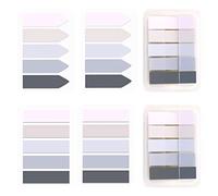 AIEX 600 Pcs Sticky Indexing Tabs, Writable Sticky Index Tabs for Reading Index Folders File Notes Book Notes Easy to Remove (Morandi Color)