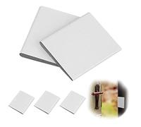AIEX 6pcs Self-Adhesive Door Corner Seals, Thickened Frame Wedge Weather Protector, Windproof Foam for Window Weather Stripping and Noise Stopping (White)