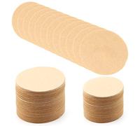 AIEX 700pcs Unbleached Paper Coffee Filter Round Replacement Coffee Filters Fits for Aerobie for Aeropress Coffee and for Espresso Makers (6.4cm/2.5inch in Diameter)