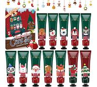 Aifanciey Hand Cream Gift Set, 10PCS Aromatic Set and 2PCS Moisturizing & Nourishing Foot for Very Dry Hands Care, Ideal Travel Multipack Women Men Christmas Birthday