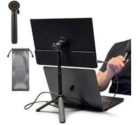 AiFeelife Travel Portable Monitor Stand, Height Adjustable Magnetic Stacked Setup Holder for 15.6'' Portable Monitor, Foldable Metal Tripod Mount Fits 4.7-18.5'' Monitors & Tablets/Smartphones