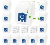 AIFIZO 12 Pack C3 Vacuum Hoover Bags, for Miele GN Vacuum Cleaner, FJM Cleaner Bags Compatible with Miele Classic C1, Complete C1, Complete C2, Complete C3, S227 S240, S270, S400, S2, S5, S8 Seri