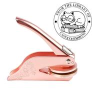 AIFLM from The Library of Embossers & Stamps, Custom Embosser, Personalized Stamp, Ex Libris, Great for Personalizing Books, Text Books and Journals and Other Documents