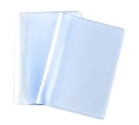 Aifrymne 2-Pack Transparent Plastic Wallet Inserts for Credit Cards - Durable PVC Card Holder with 10 Pages 20 Slots & 10 Pages 10 Slots, Standard Size 9.5 x 6.5 cm,for ID, Membership & Credit Cards