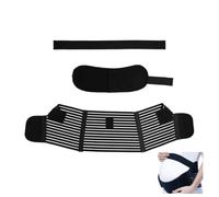 Aifrymne Adjustable Maternity Support Belt for Pregnancy - Breathable Belly Band for Pelvic, Back, Hip, Suitable for Prenatal and Postnatal Use, Labor and Birth Preparation