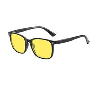 Aifrymne Polarized Night Driving Glasses for Men & Women - Anti-Glare Yellow Lenses for Enhanced Night Vision, Ultimate Comfort & Eye Protection for Safe Driving in Low Light Conditions