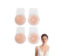 Aifrymne Sticky Bra 2 Pairs - Backless Silicone Bra for Women, Skin-Friendly Push-Up Adhesive Bras for Party, Wedding, Deep V Dresses, and All Backless Outfits - Invisible and Reusable, Sizes A to D