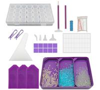 AIFUDA 108Pcs Diamond Art Painting Kits with Storage Trays and Art Pens