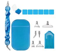 AIFUDA 16 Pcs Diamond Art Painting Pens Kits, Diamond Art Pens Screw Thread Tips 5D Diamond Paint Accessories Tools for DIY Craft, Comfort Grip and Faster Drilling