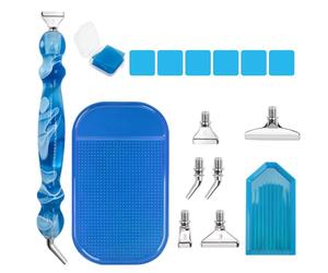 AIFUDA 16 Pcs Diamond Art Painting Pens Kits, Diamond Art Pens Screw Thread Tips 5D Diamond Paint Accessories Tools for DIY Craft, Comfort Grip and Faster Drilling