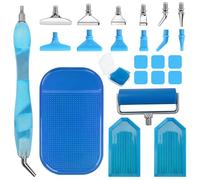 AIFUDA 23 Pcs Diamond Art Painting Accessories, 5D Diamond Art Painting Pen Kits with 12 Pcs Screw Thread Tips and Roller, Adults DIY Crafts