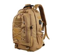 aiGear 35L Tactical Backpack | Lightweight Backpack Hiking Daypack | Rucksack with Molle System | for Outdoor Sports Trekking Hiking Travel Camping (Khaki)