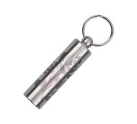 aiGear Mini Pill Box | Rose Pill Case Keychain with Necklace | Portable Pill Container Waterproof & Light Weight | for Outdoor Hiking Camping Travel(TPF30RS)